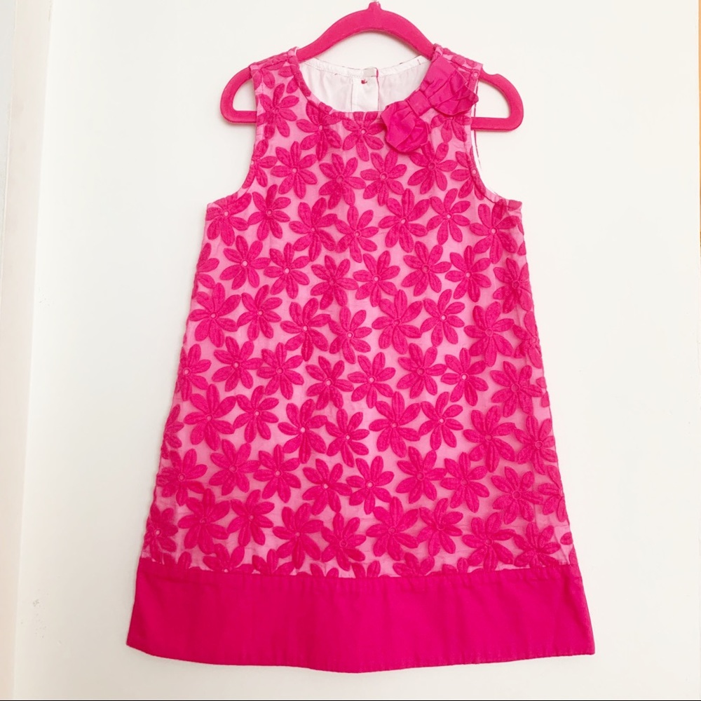 🔴 3 for $25 Preppy Hot Pink Gymboree Flower Dress
